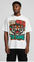 Fenix Rich Too Wild To Tame Roaring Tiger Men's Streetwear Graphic T-Shirt