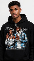 Fenix Rich God First Forgiven Couples Prayer Graphic Hoodie Unisex