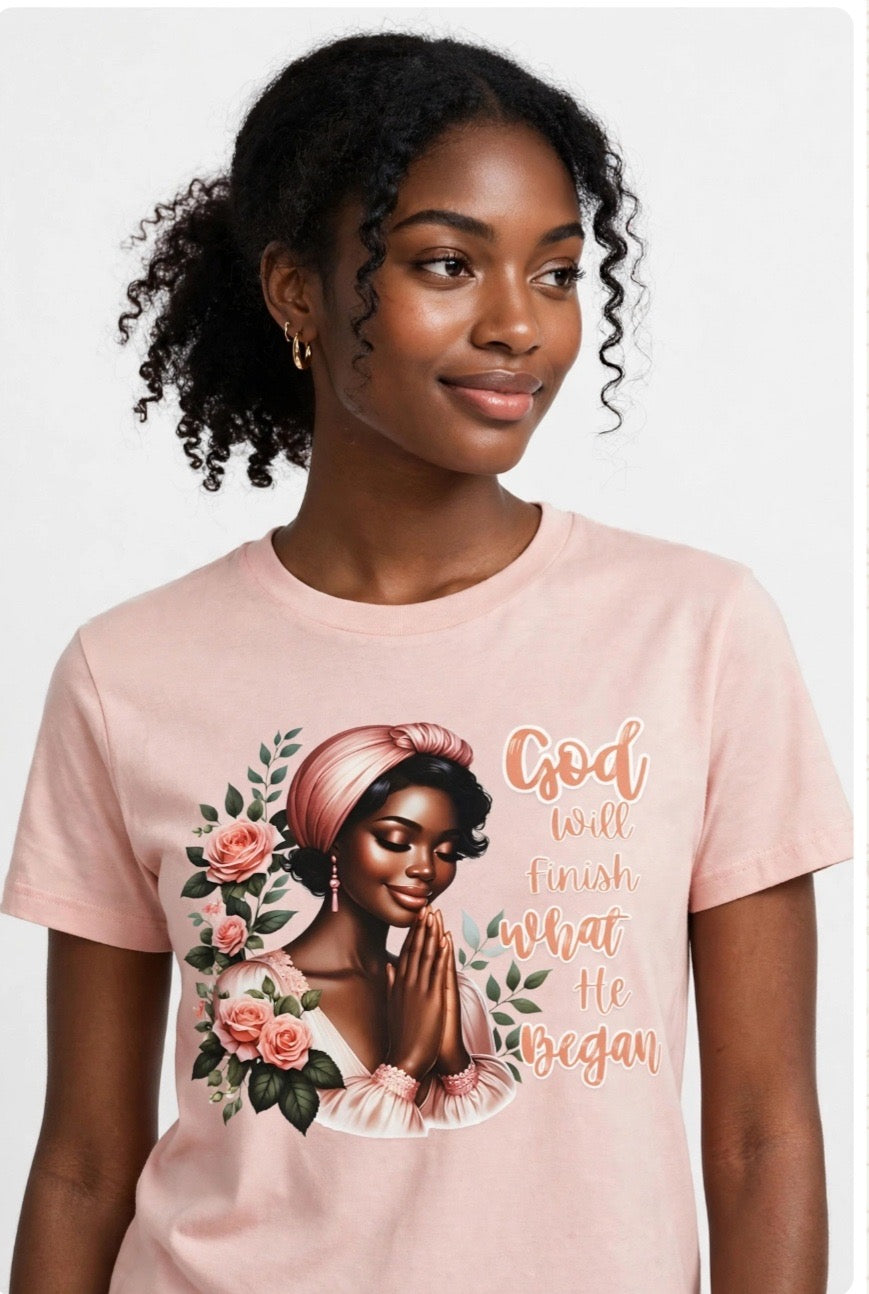 Fenix Rich He Will Finish What He Began Women's Graphic T-Shirt