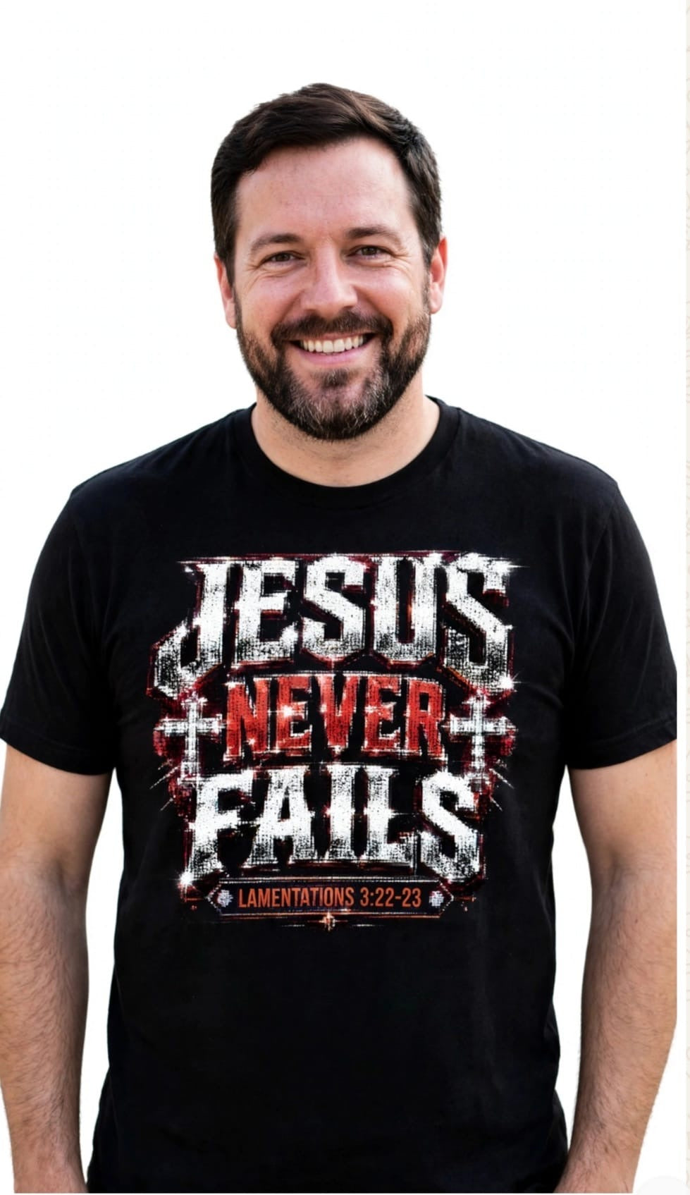 Fenix Rich He Never Fails Unisex Graphic T-Shirt